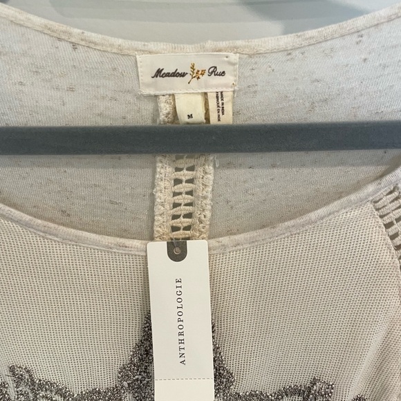 Anthropologie Meadow Rue Saba Embroidered Top - Picture 3 of 9